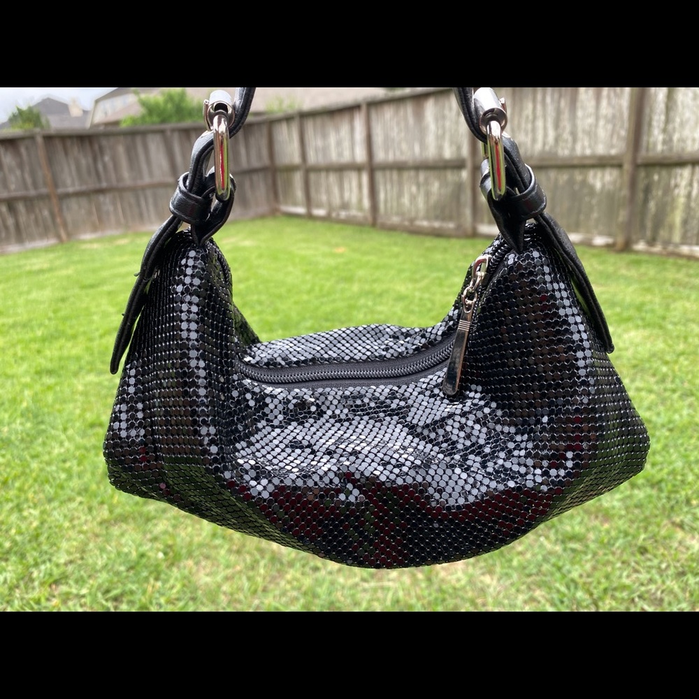Black sequin mini evening/party/wedding purse